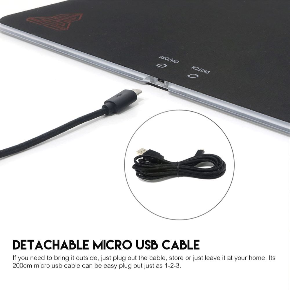 Fantech MPR350 AURORA ABS RGB Gaming Mouse pad
