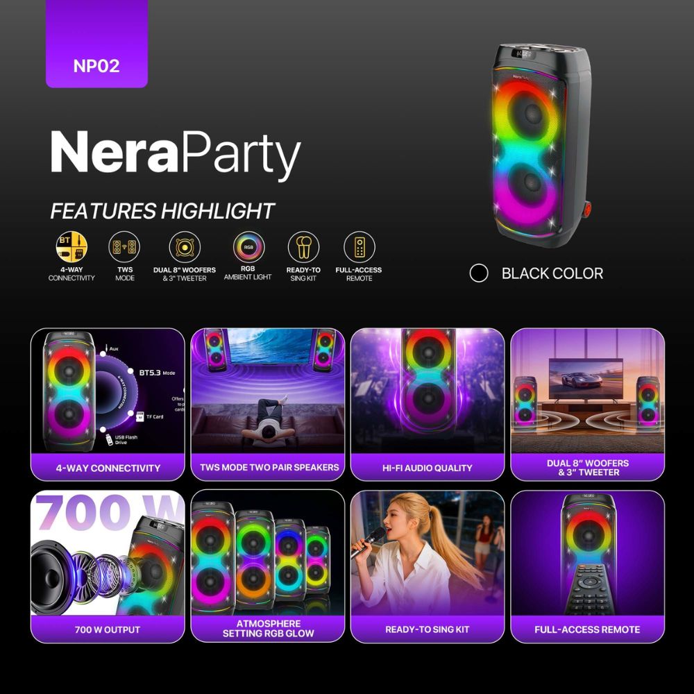 Fantech NeraParty NP02 Wireless Party Speaker