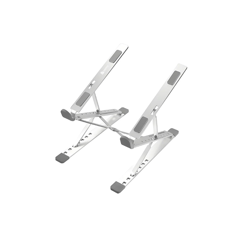 FANTECH NS12 STAND LAPTOP, 16 Level Height Adjustment, Aluminum Alloy, Fits Up to 15.6″ Laptops, Free Pouch Included