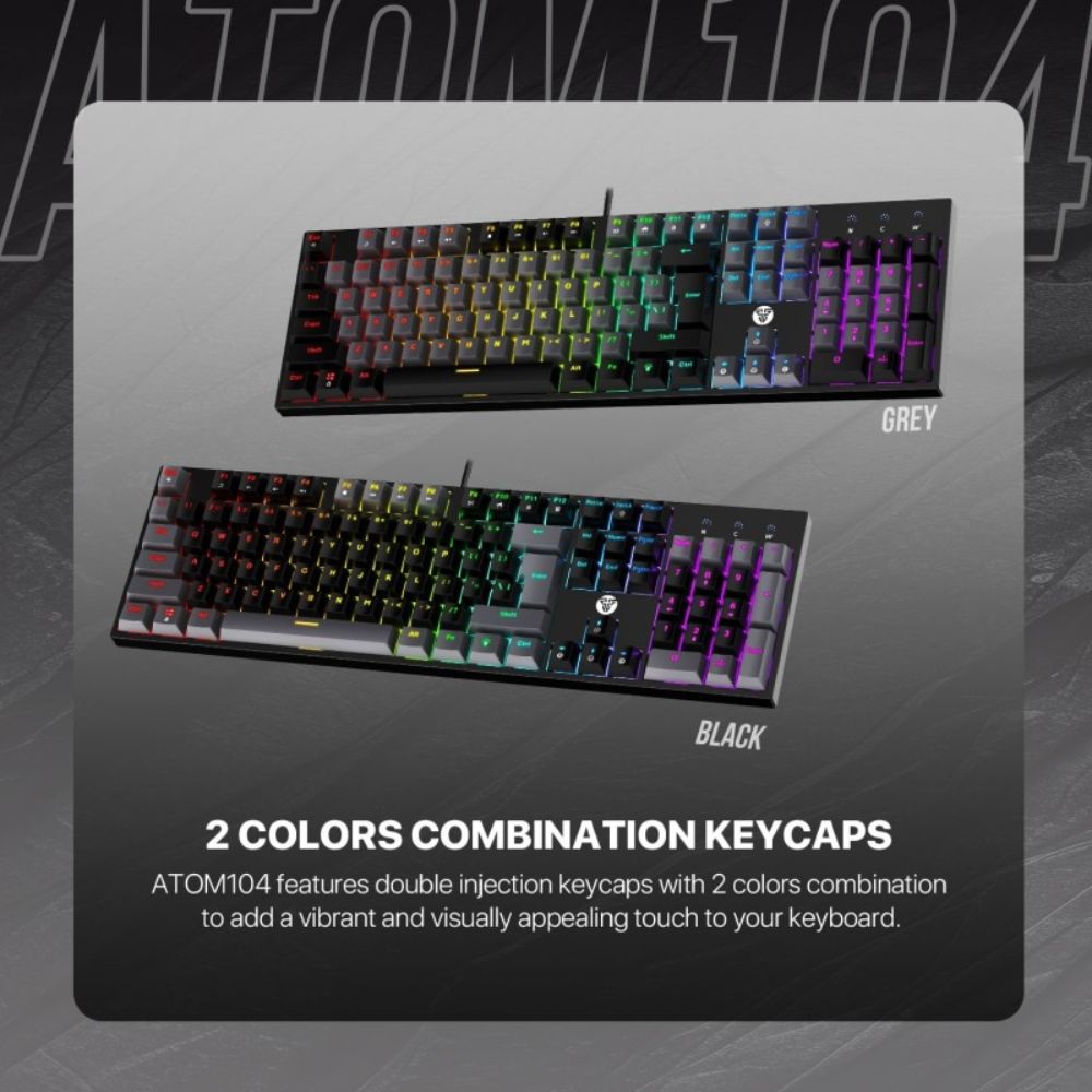 Fantech SUMI Edition MK886V2 – ATOM104 Pro Wired Mechanical Keyboard with RGB Lighting