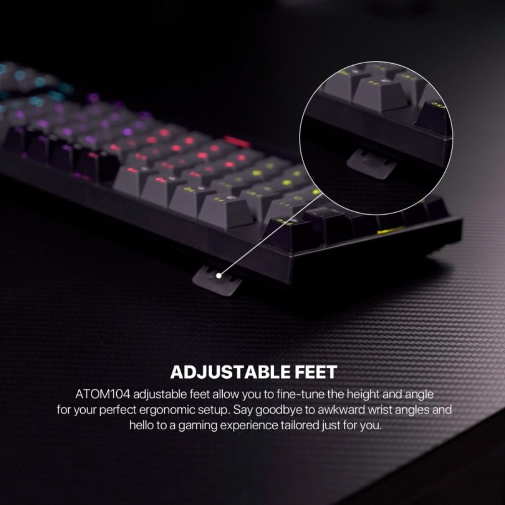 Fantech SUMI Edition MK886V2 – ATOM104 Pro Wired Mechanical Keyboard with RGB Lighting
