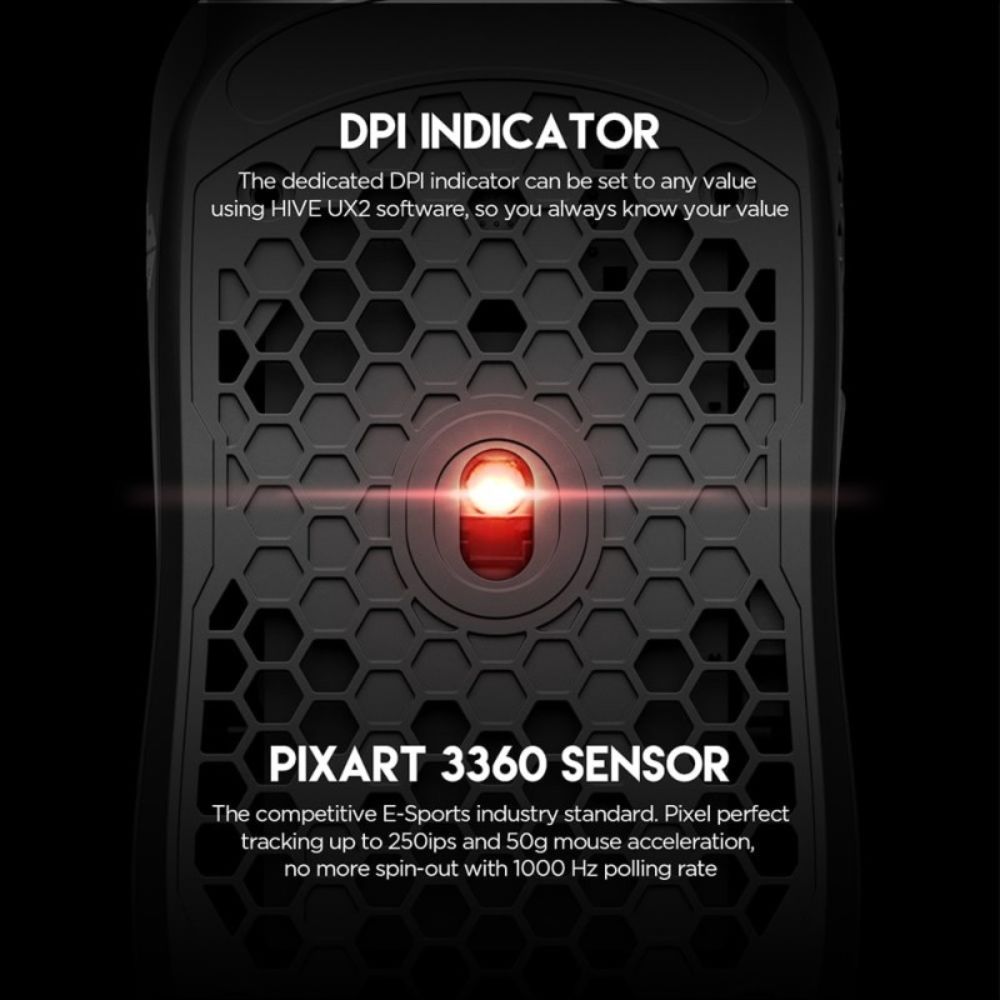 Fantech UX2 RAPTOR, PIX ART 12000DPI