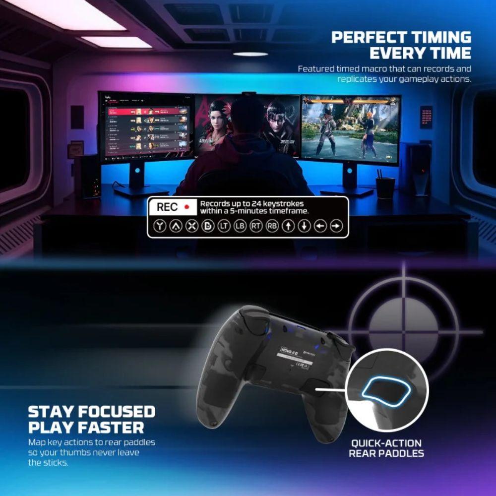 FANTECH WGP16D Nova II Multi-Platform Wireless Controller