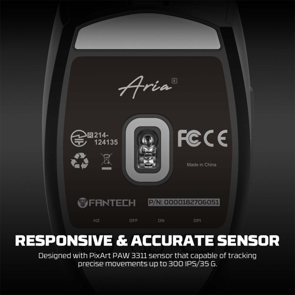 Fantech XD7E ARIA E Dual Mode Wired &amp; Wireless Gaming Mouse