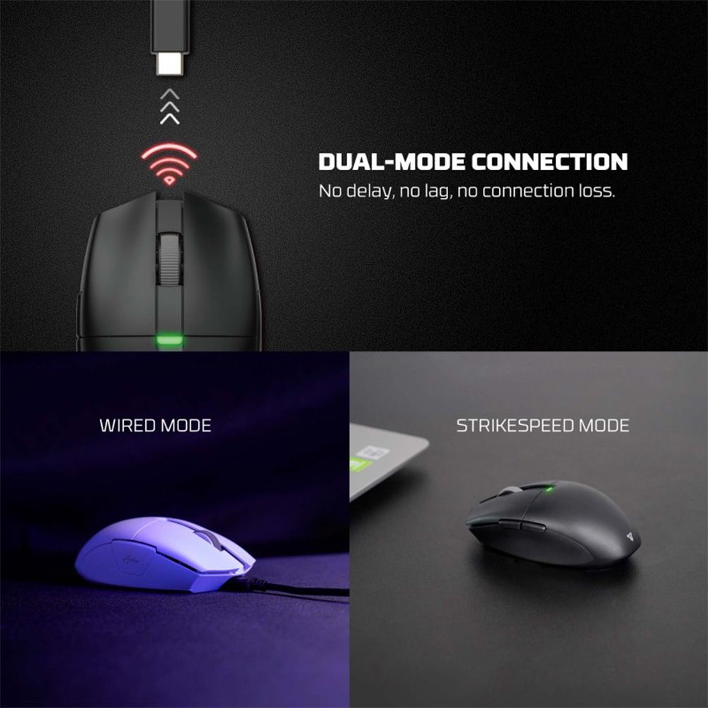Fantech XD7E ARIA E Dual Mode Wired &amp; Wireless Gaming Mouse