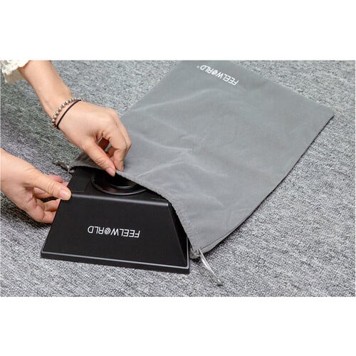 FeelWorld Portable Teleprompter for Smartphone/Tablet/DSLR Camera