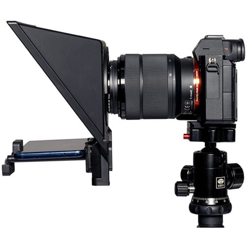 FeelWorld Portable Teleprompter for Smartphone/Tablet/DSLR Camera