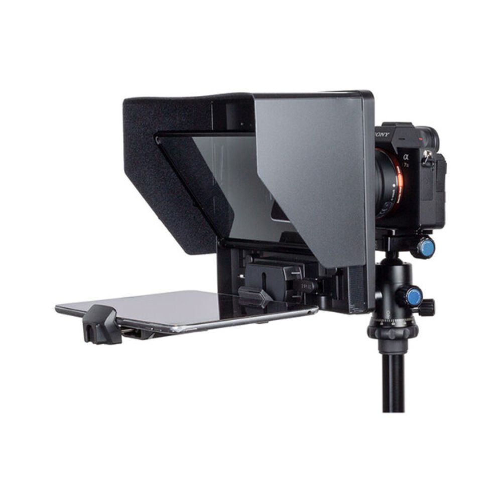 FeelWorld TP10 Portable Folding Ultimate Teleprompter for Smartphone/Tablet/DSLR (10″)