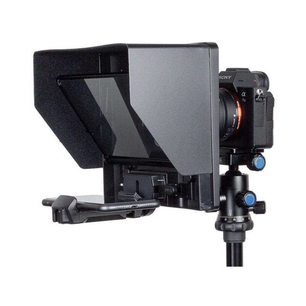FeelWorld TP10 Portable Folding Ultimate Teleprompter for Smartphone/Tablet/DSLR (10″)