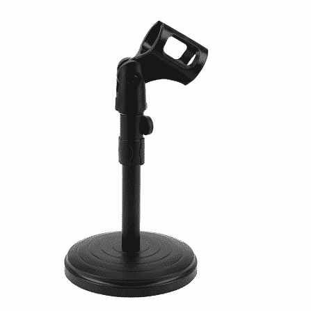 Foldable Table Microphone Stand Plastic Desk Computer Mic Tripod Stand