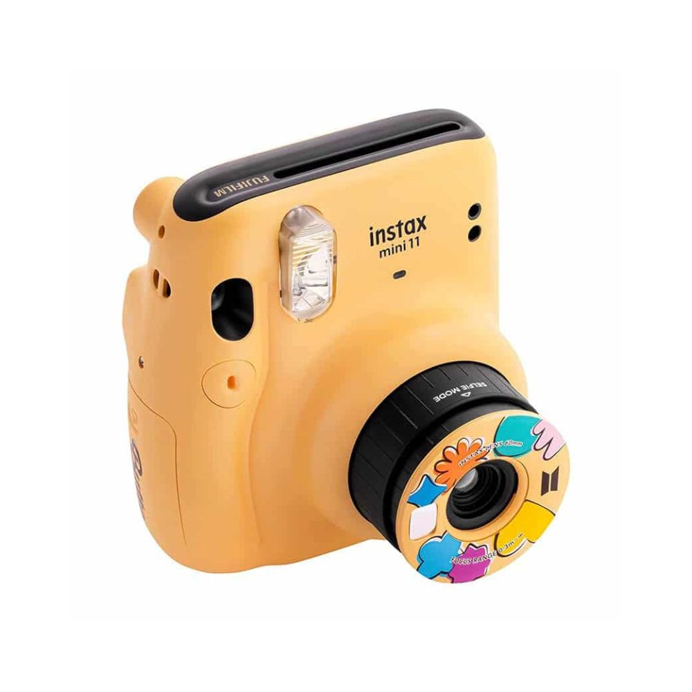 Fujifilm Instax Mini 11 BTS Butter Version Instant Camera, Yellow, Compact