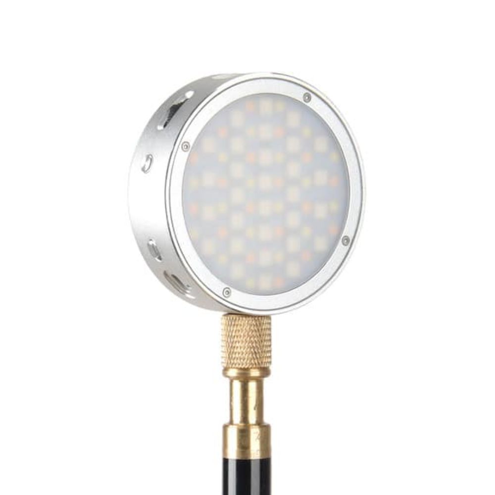 Godox Round Mini RGB LED Magnetic Light (Silver)