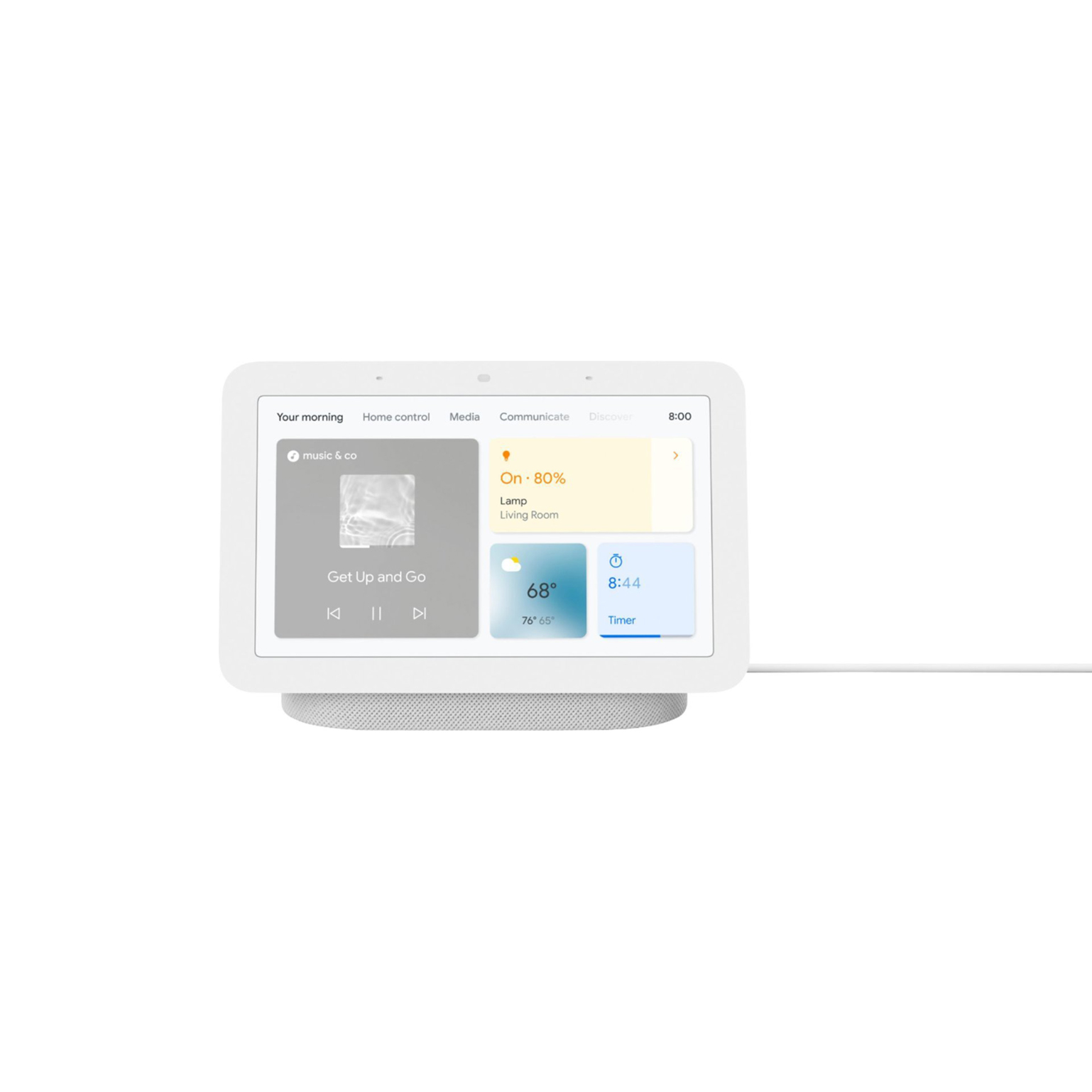 Google Nest Hub (2nd Generation, Chalk)
