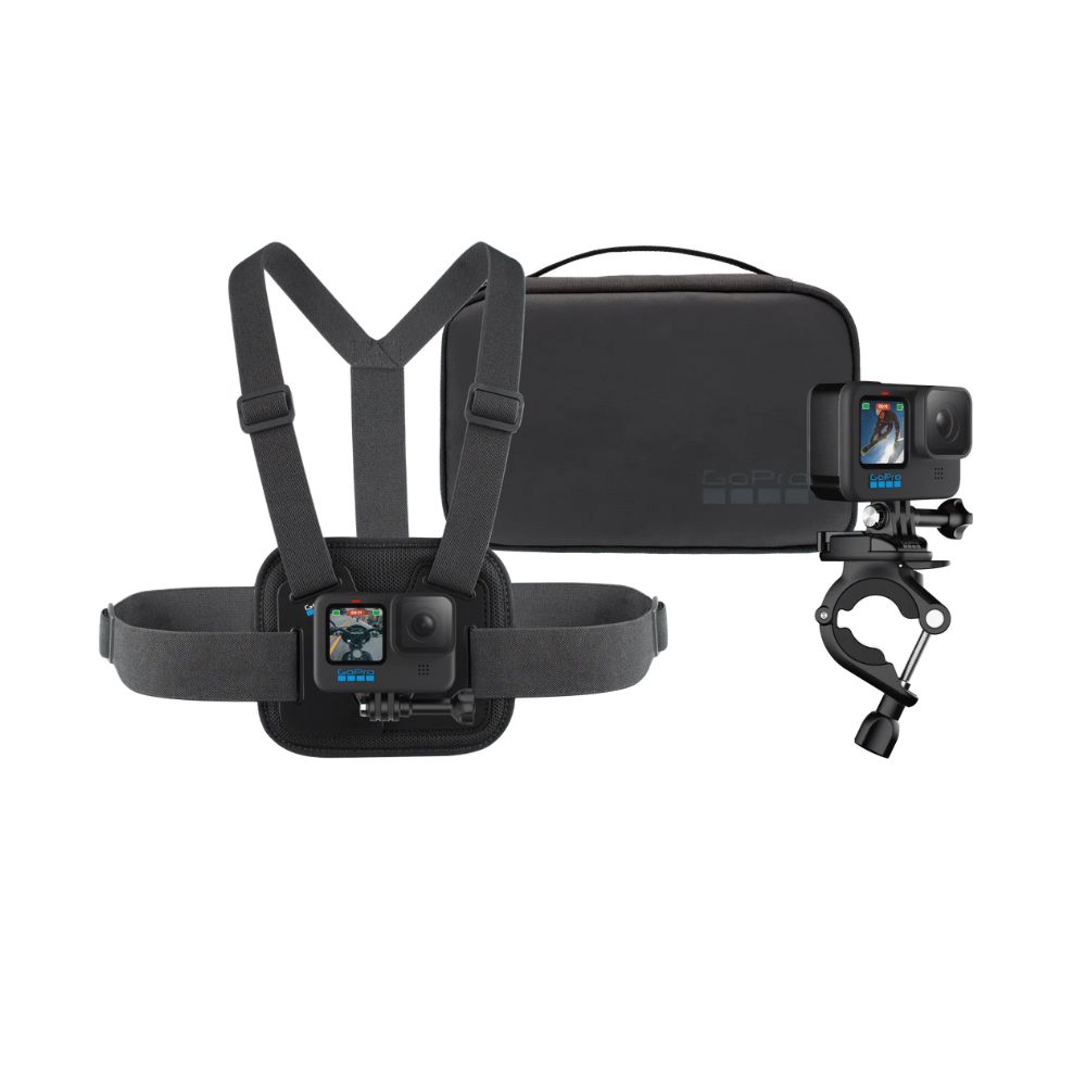 GoPro Sports Kit Chesty + Handlebar / Seatpost / Pole Mount + Camera Case