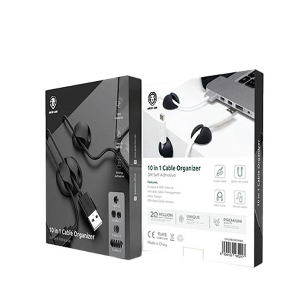Green Lion-10 in 1 Cable Organizer