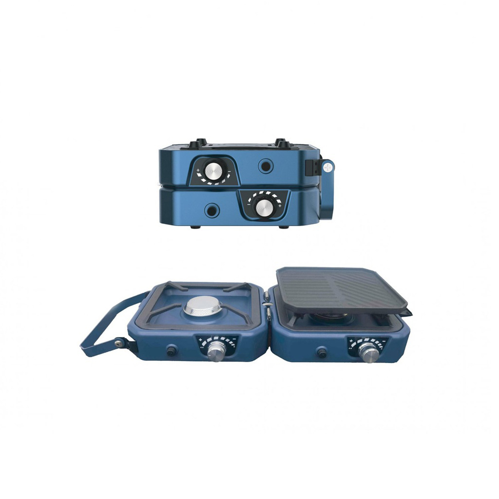 Green Lion 2 IN 1 Portable Camping Stove – Blue