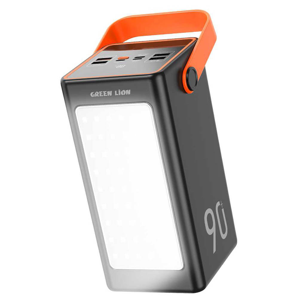 Green Lion Thunder 90 Power Bank 90000mAh PD 20W QC3.0 22.5W – Black
