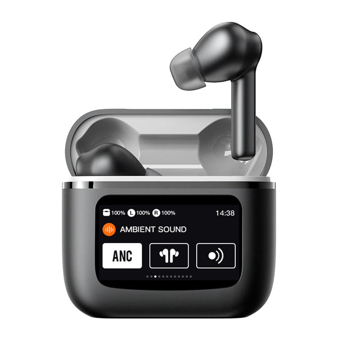 Green Lion Touchwave ANC Wireless Earbuds With LCD Touch Screen
