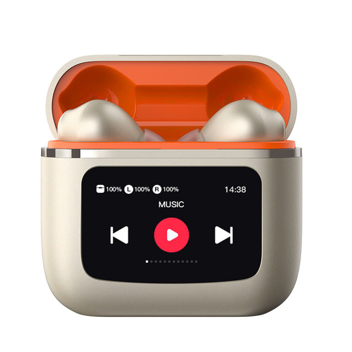 Green Lion Touchwave ANC Wireless Earbuds With LCD Touch Screen