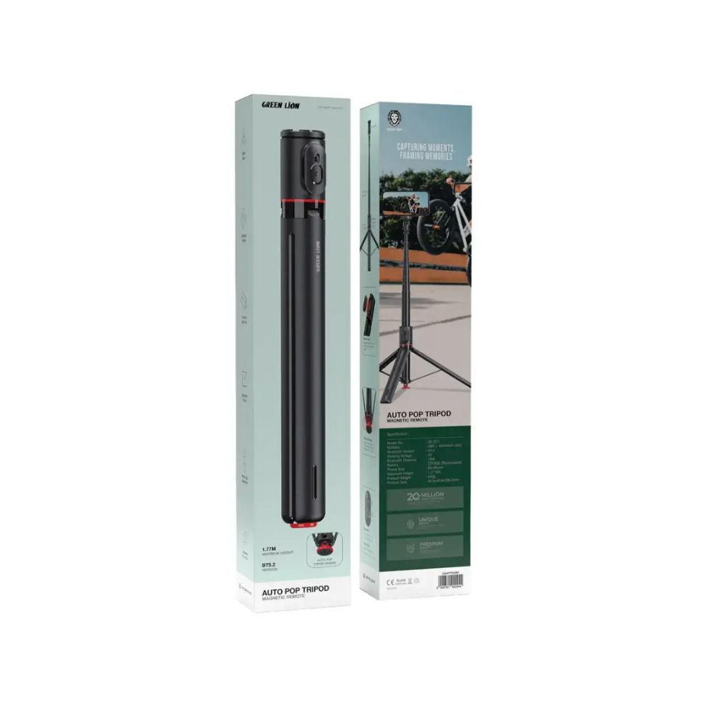 Green Lion Auto Pop Tripod Magnetic Remote