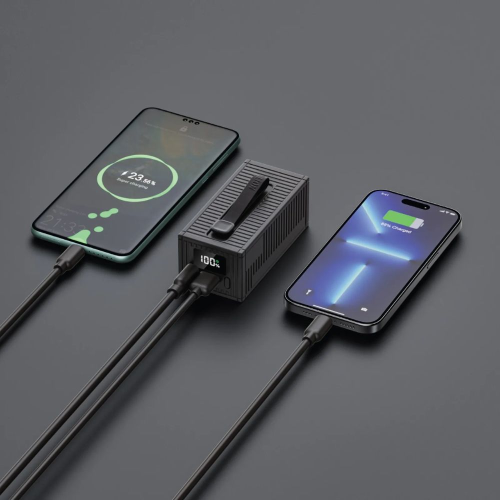 Green Lion Container 10000mAh Power Bank PD 20W – Black