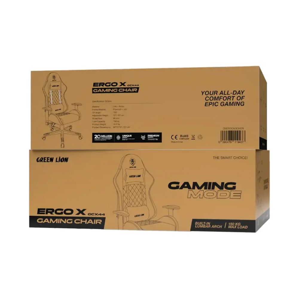 Green Lion ERGO X GCX44 Gaming Chair