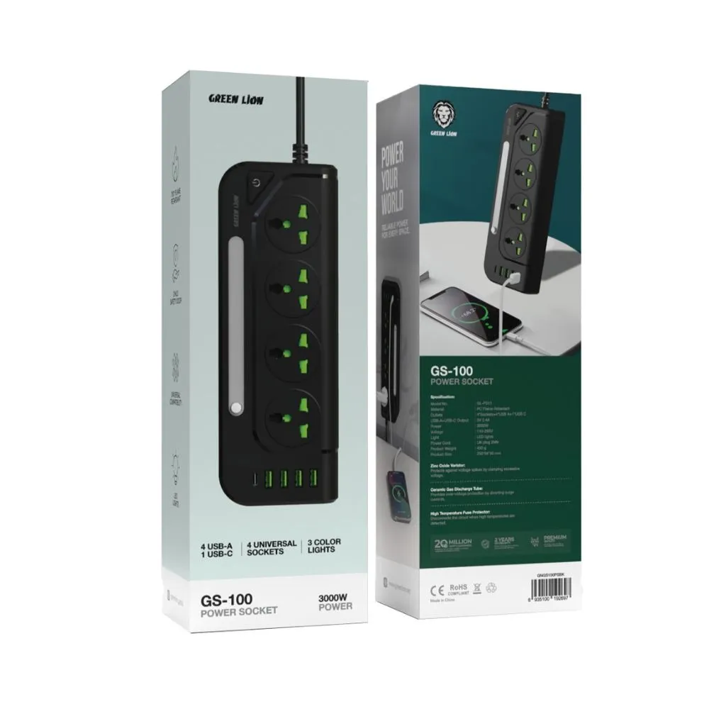 Green Lion GS-100 Power Socket 3000W