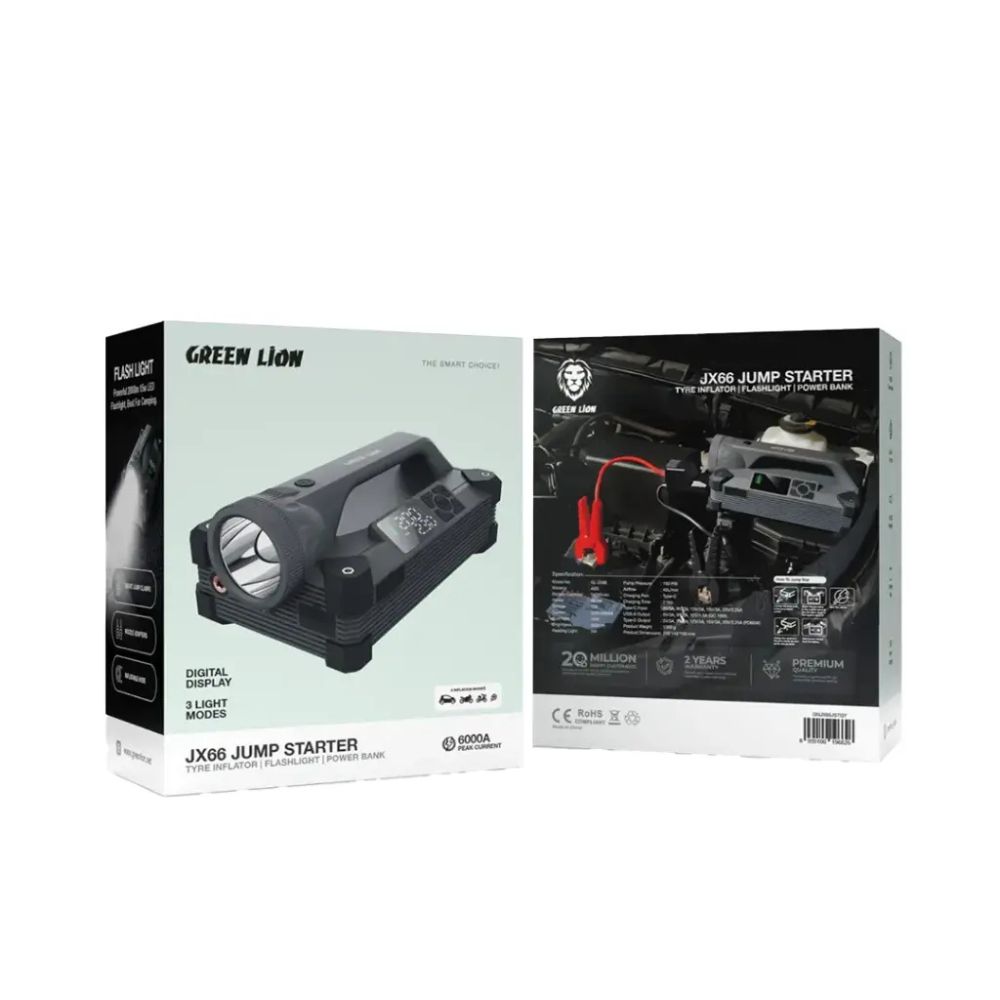 Green Lion JX66 Jump Starter 24000mAh