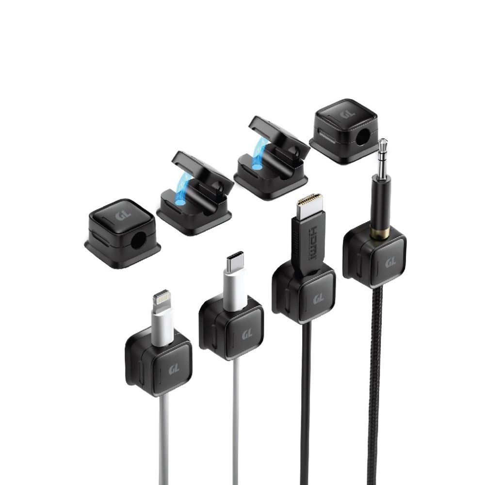 Green Lion Magnetic Clip Cable Organizer