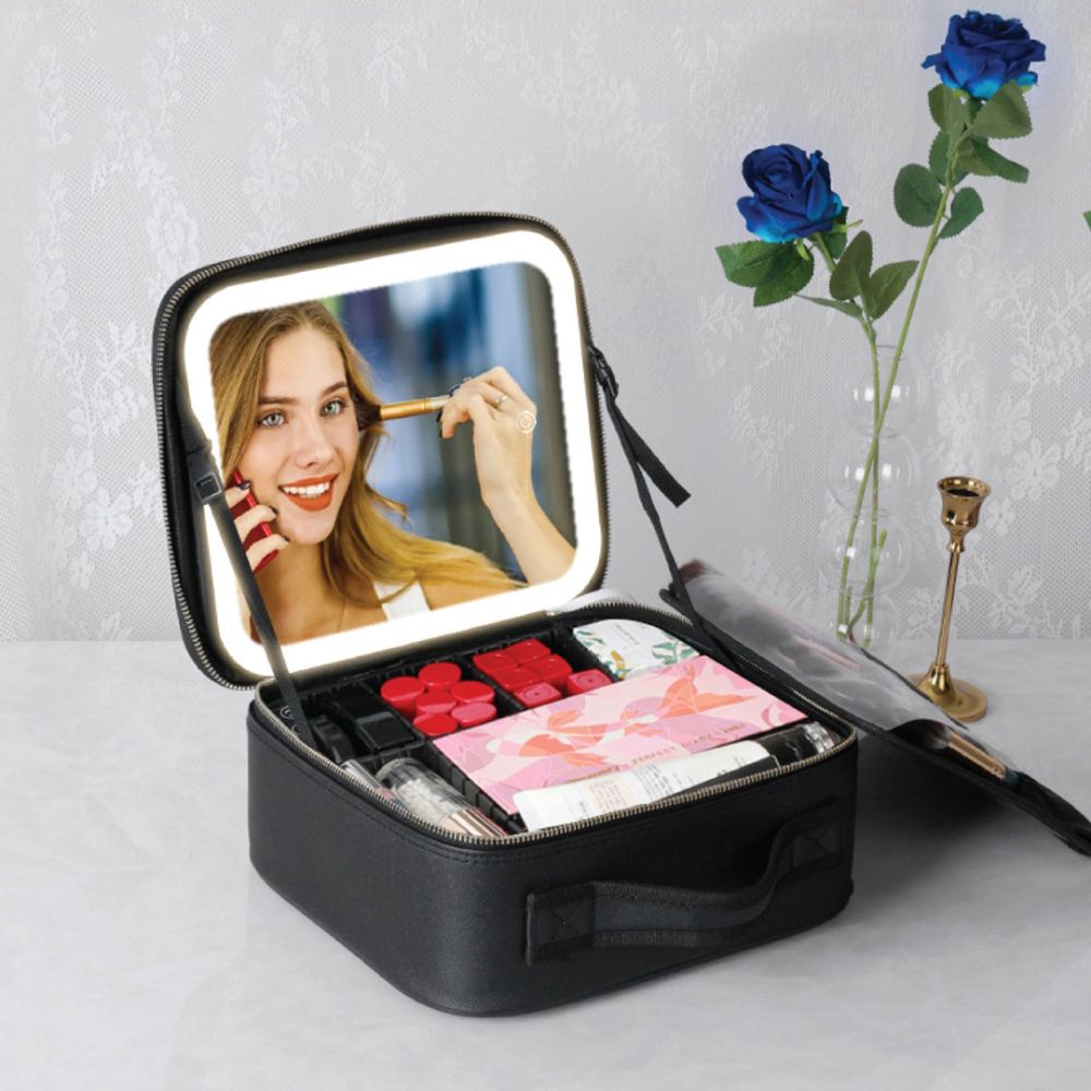 Green Lion Makeup Organizer – Black