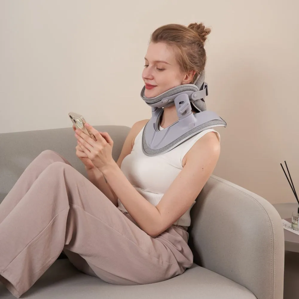 Green Lion Neck Traction Device – Gray