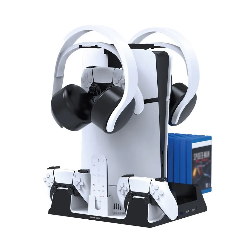 Green Lion PS5 Cooling Stand Charging Station