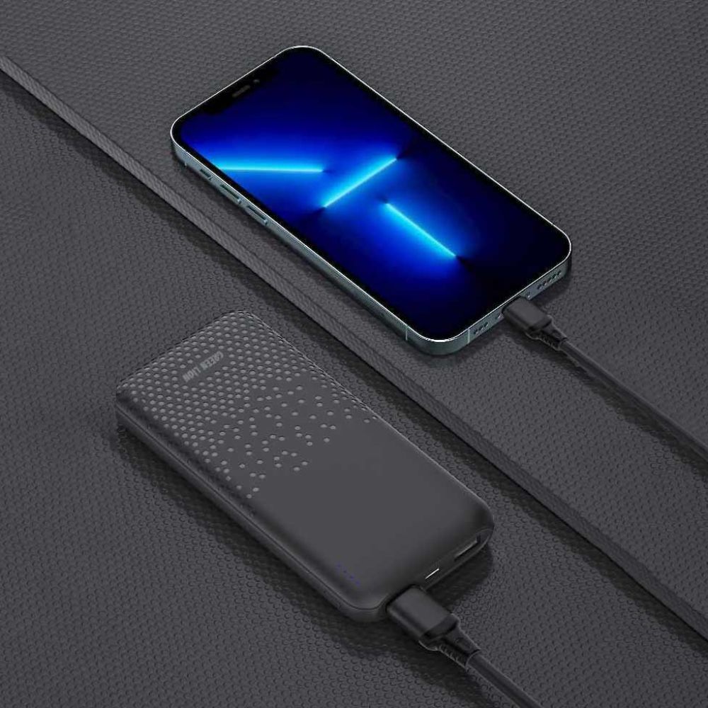 Green Lion Rome Ultra Slim Power Bank 10000mAh – Black