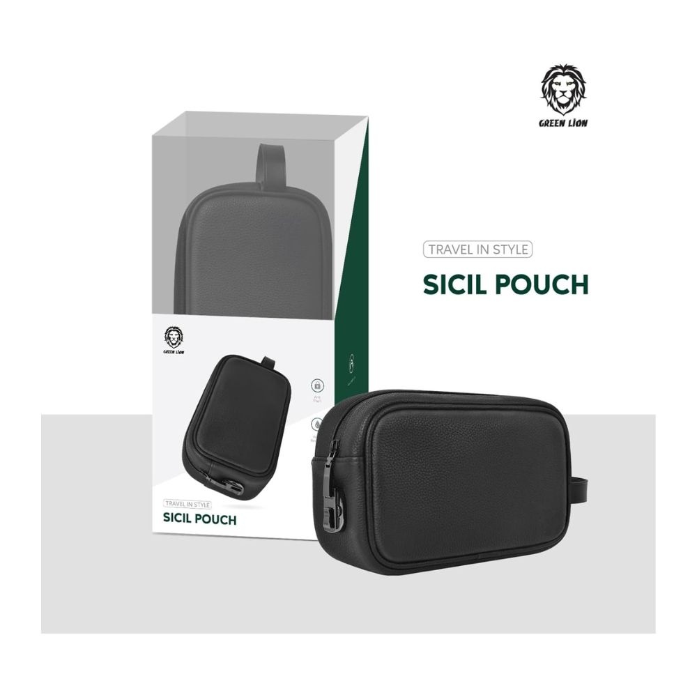 Green Lion Sicil Travel Pouch
