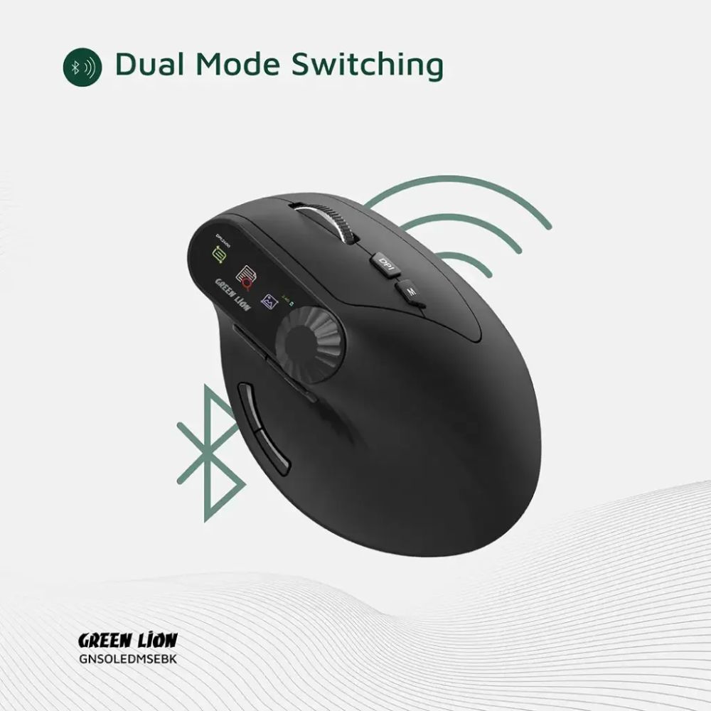 Green Lion Smart OLED Vertical Mouse
