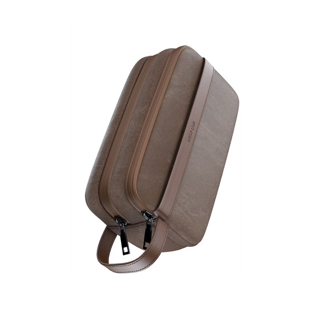 Green Lion Tirana Travel Pouch with Leather Strip