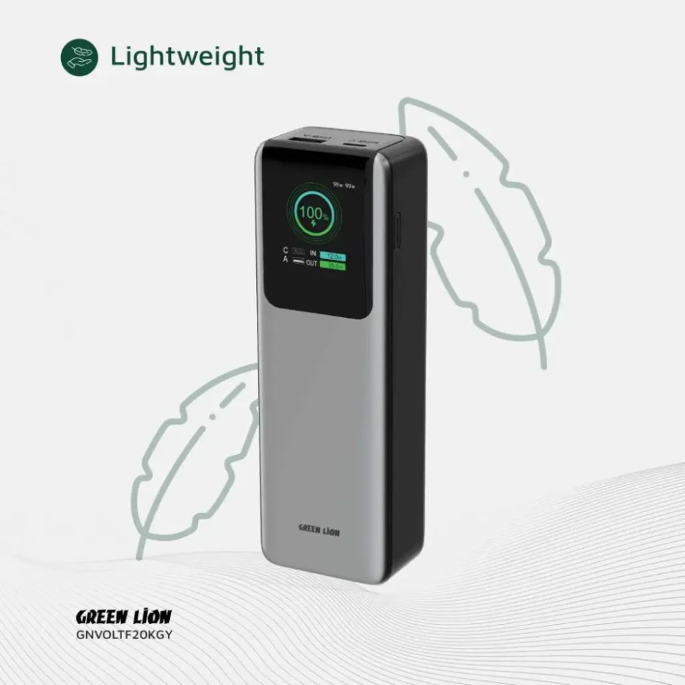 Green Lion Voltura 20000mAh Power Bank PD100W