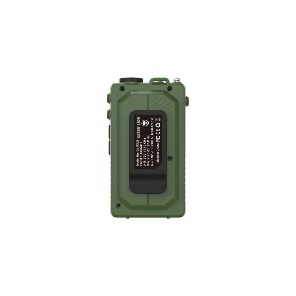 Green Lion Voyager Portable Radio | Flash Light | Speaker – Green