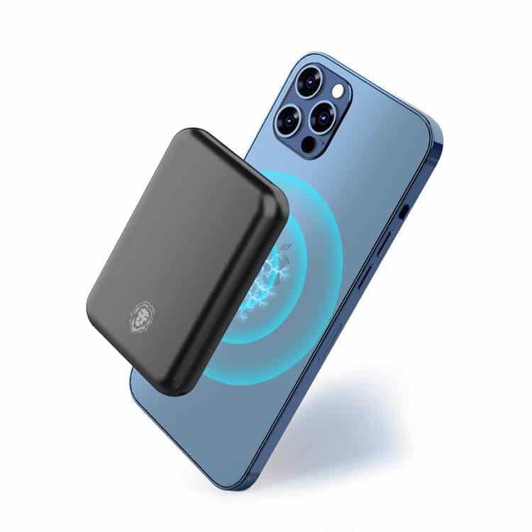 Green Magnetic Suction Power Bank 5000mAh