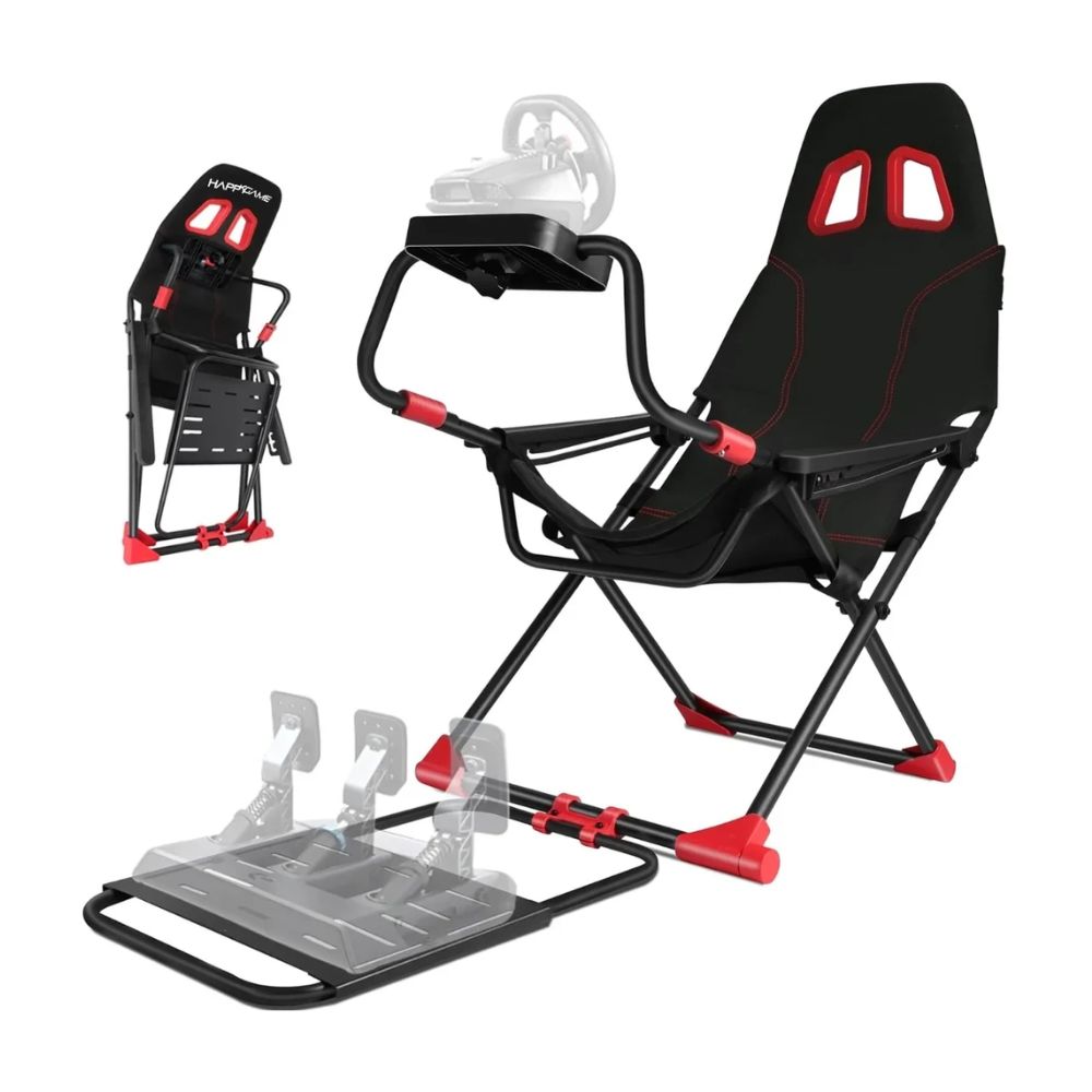 HAPPY GAME Foldable Steering Wheel Chair