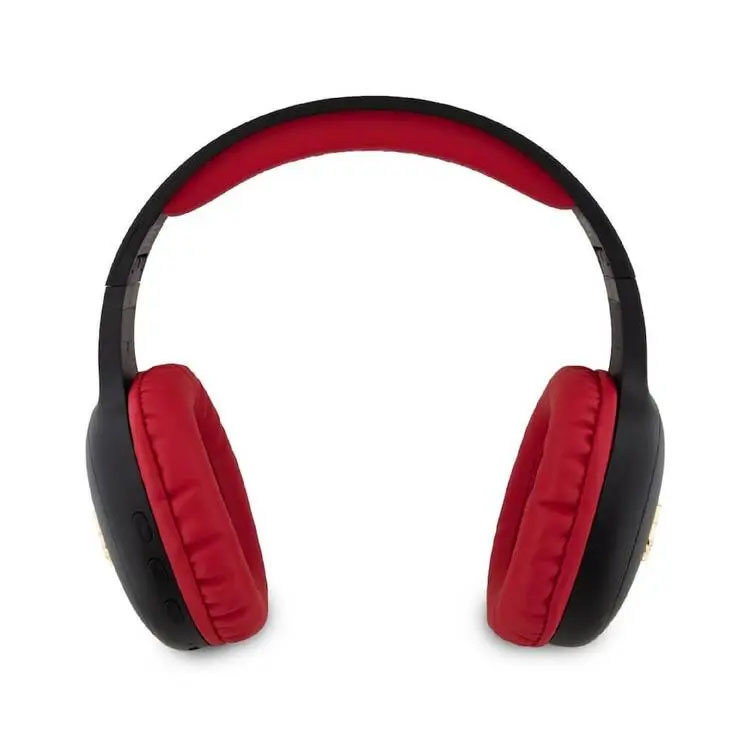 Hello Kitty Bluetooth Headphones Metal Logo Oval Shape – Black