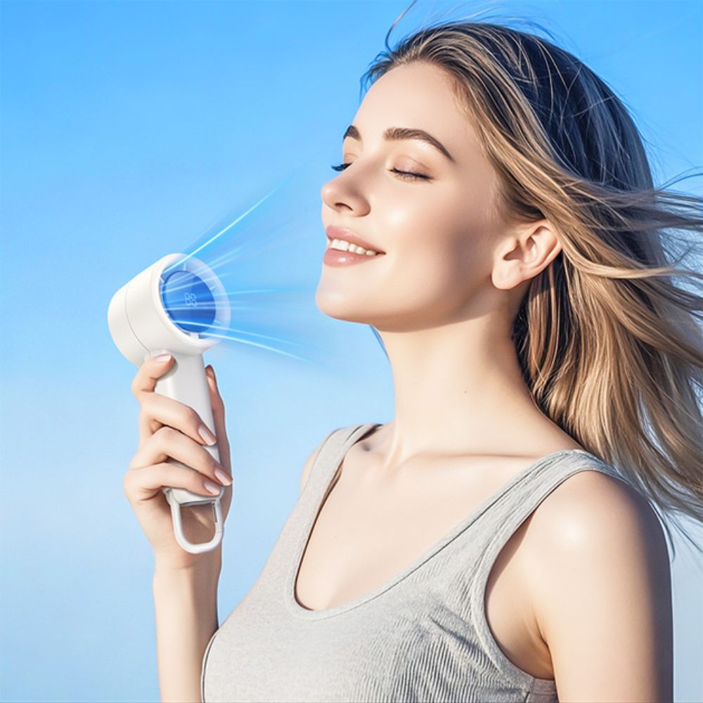 Hoco HX63 Hand Fan With Digital Display
