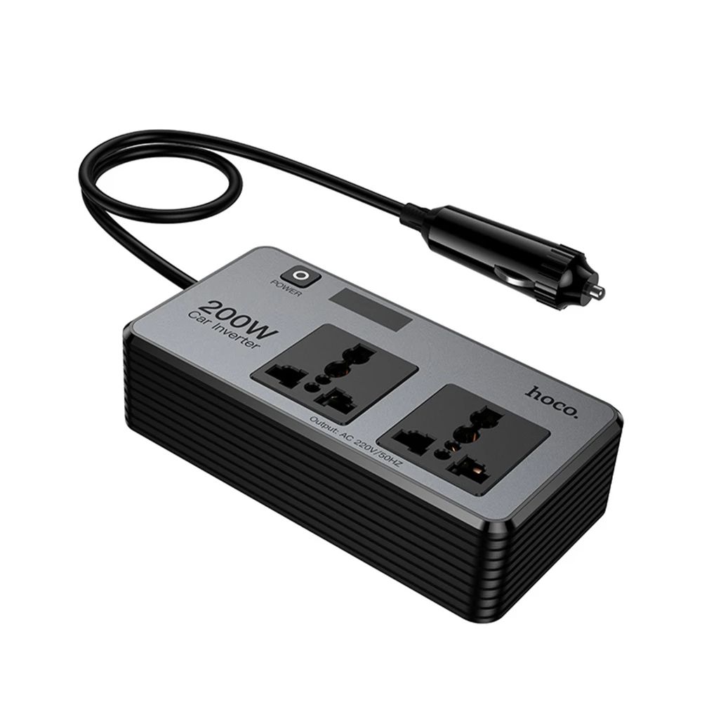 Hoco Z66 New PD66W+QC3.0 Car Ac Inverter