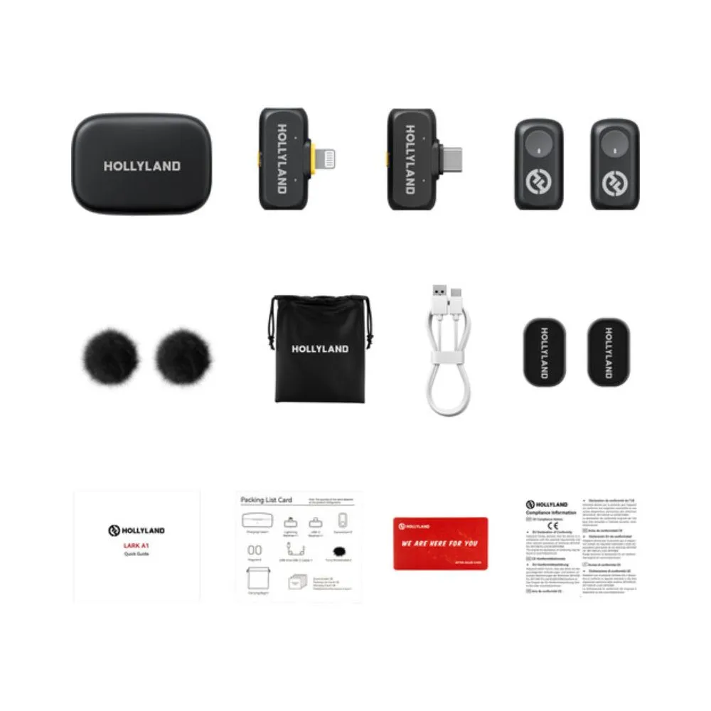 Hollyland LARK A1 Combo 2-Person Wireless Mic