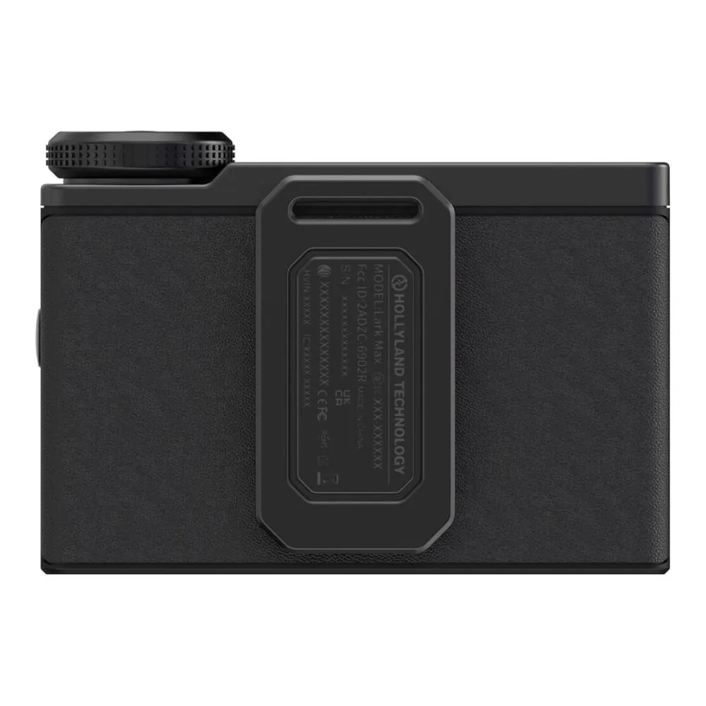 Hollyland LARK MAX Solo Wireless Microphone System (2.4 GHz, Black)