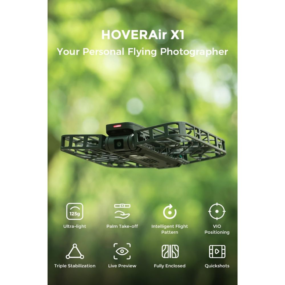 HOVERAir X1 Self-Flying Camera Drone (Open Box)