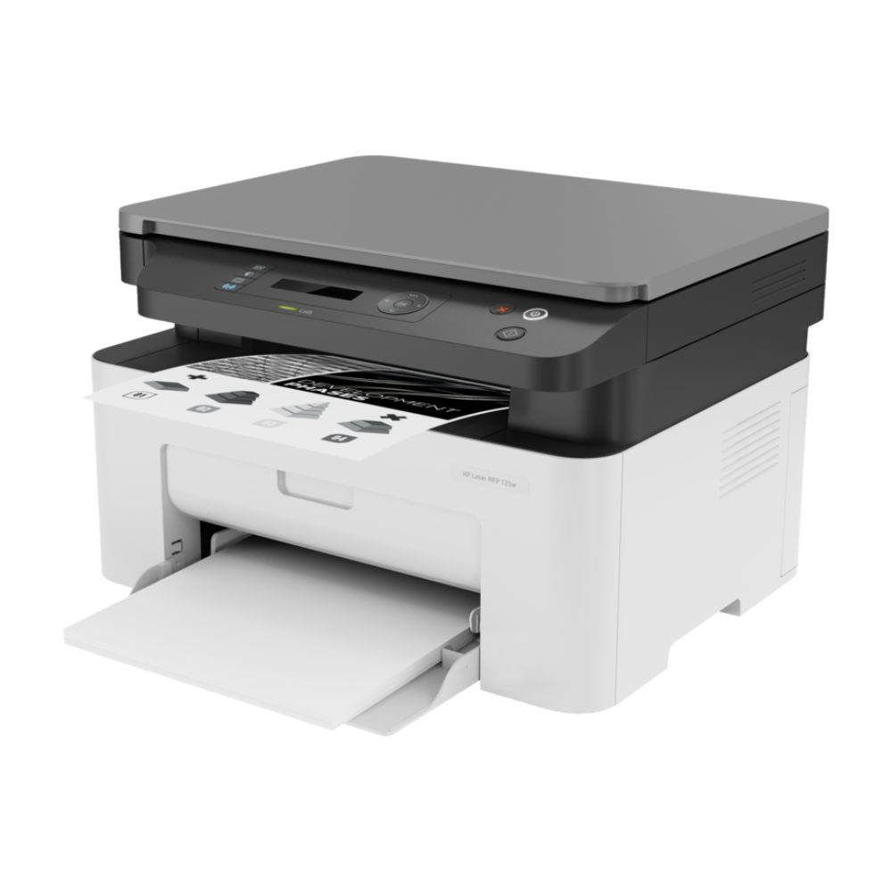 HP LaserJet MFP135w Wireless All-in-One Printer – Print – Scan – Copy.