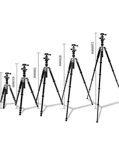HPUSN 035 Pro + hp223 carbon fiber portable tripod suit for camera carbon fiber portable tripod suit for camera