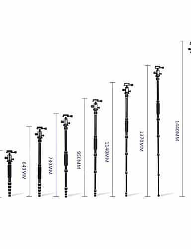 HPUSN 035 Pro + hp223 carbon fiber portable tripod suit for camera carbon fiber portable tripod suit for camera