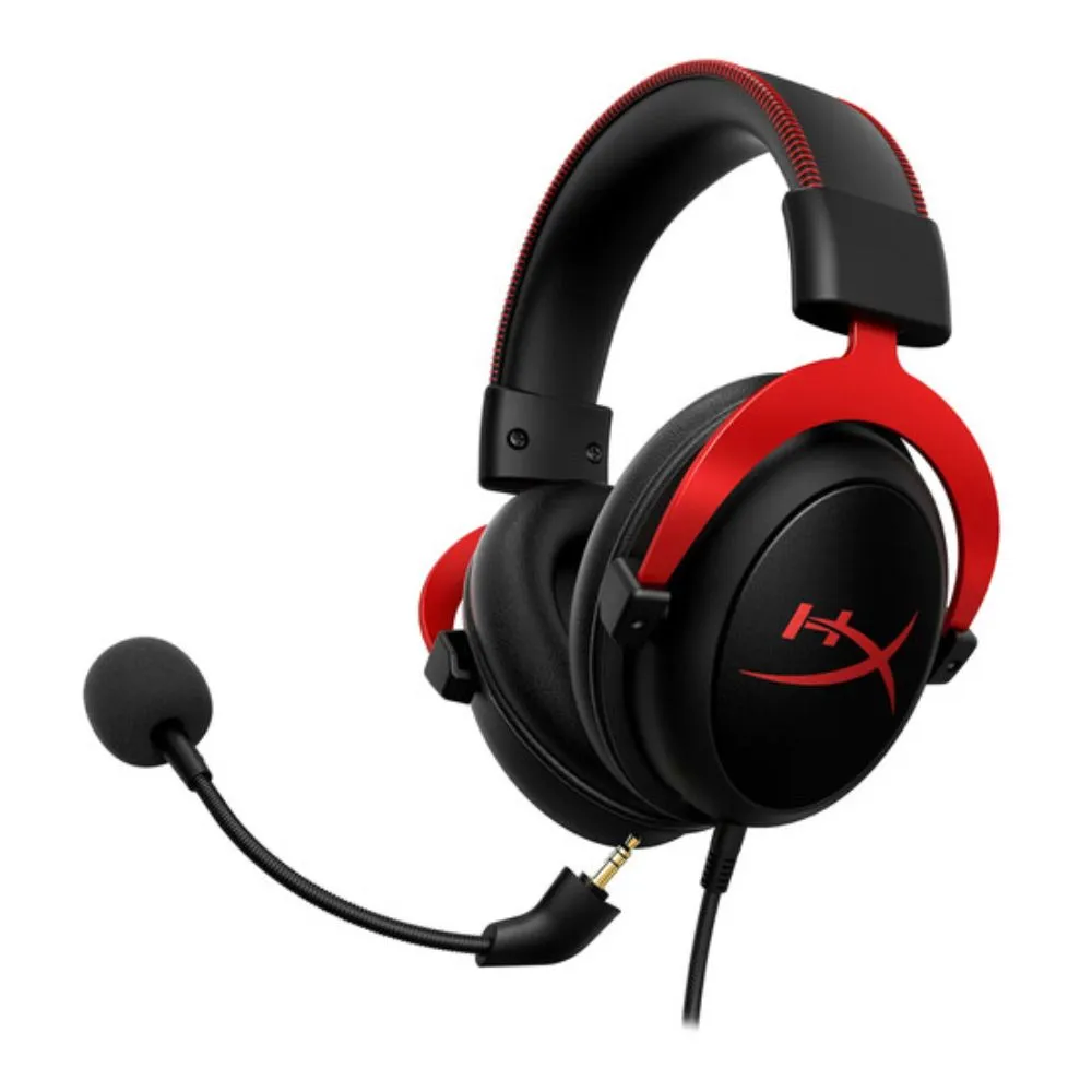 HyperX Cloud II Wired Gaming Headset (Black & Red)